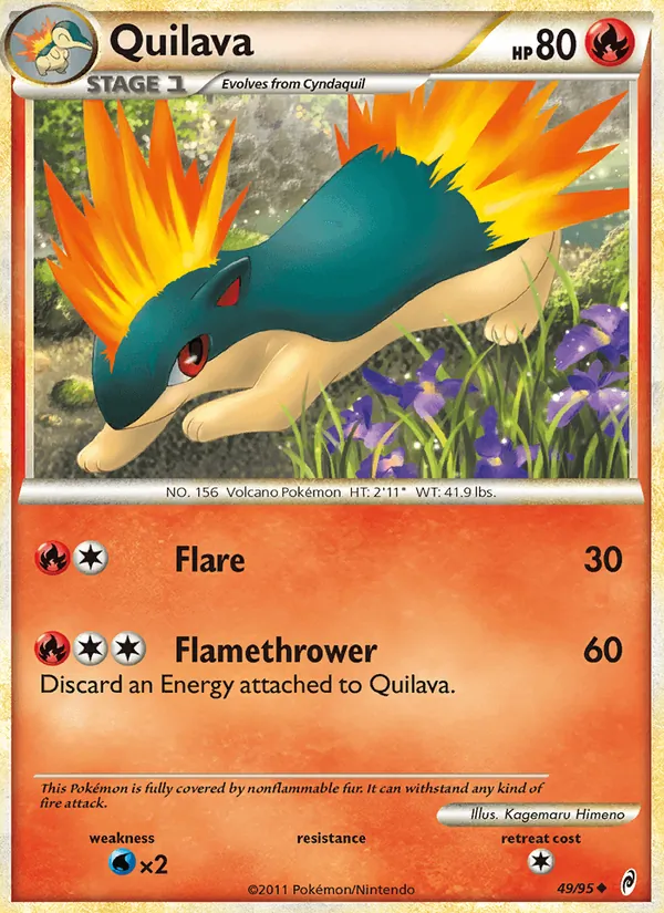 Quilava - Call of Legends Pokemon Card