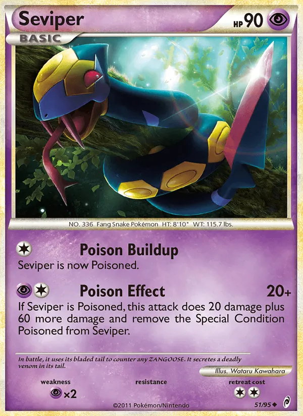 Seviper - Call of Legends Pokemon Card