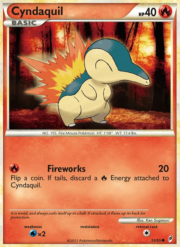 Cyndaquil - Call of Legends Pokemon Card