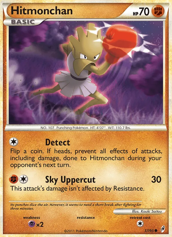 Hitmonchan - Call of Legends Pokemon Card