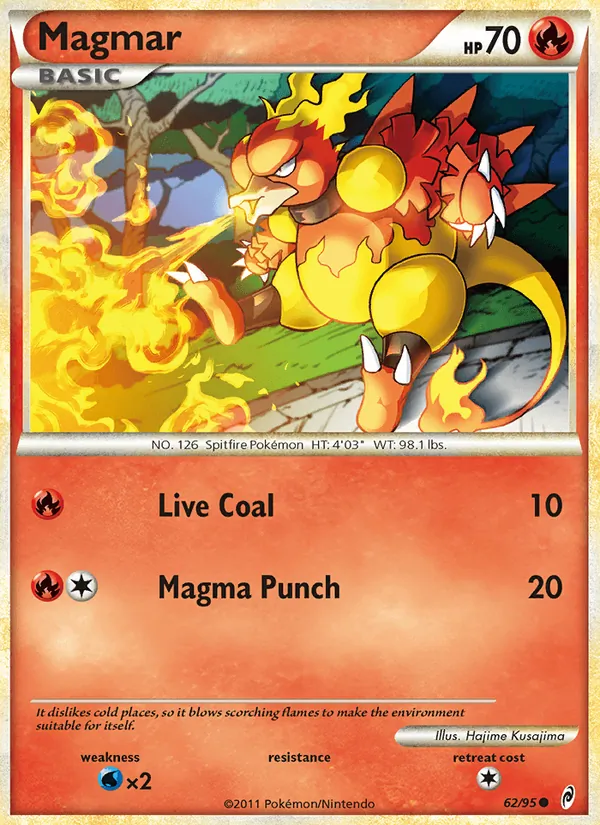 Magmar - Call of Legends Pokemon Card