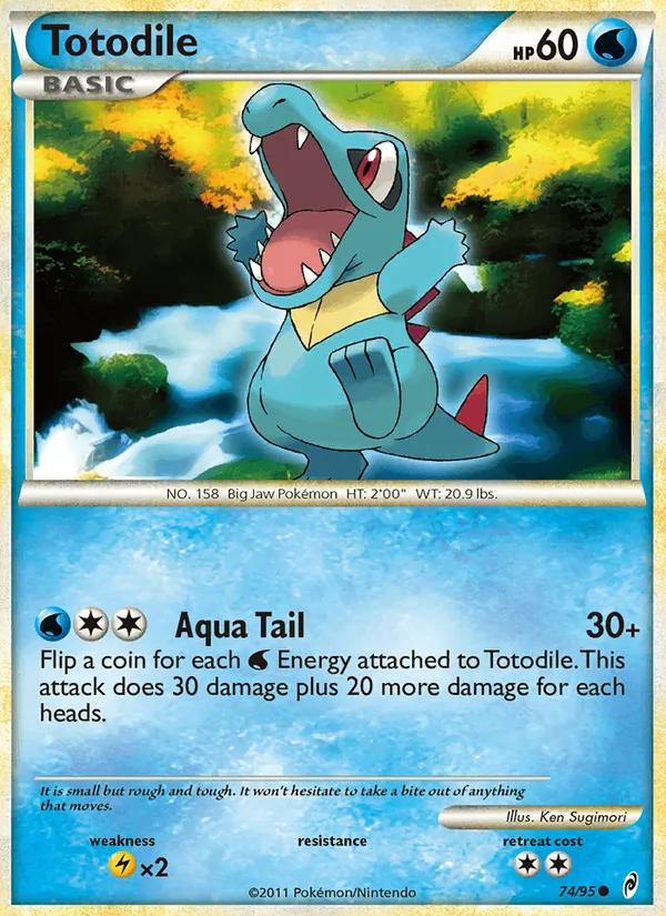 Totodile - Call of Legends Pokemon Card