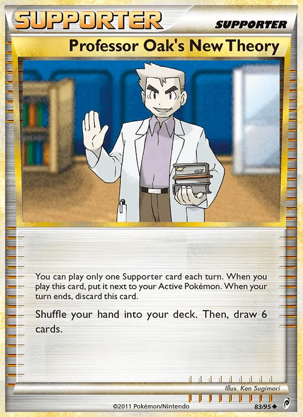 Professor Oak's New Theory - Call of Legends Pokemon Card