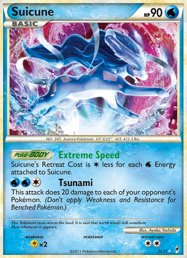 Suicune - Call of Legends Pokemon Card