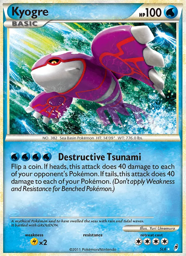 Kyogre - Call of Legends Pokemon Card