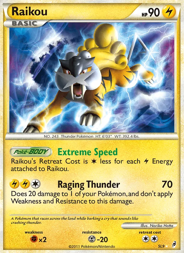 Raikou - Call of Legends Pokemon Card