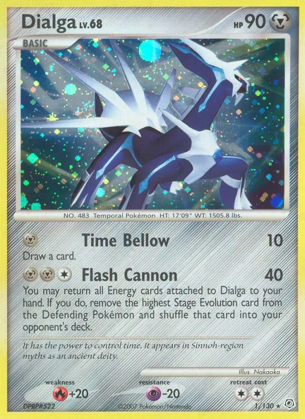 Dialga - Diamond & Pearl Pokemon Card