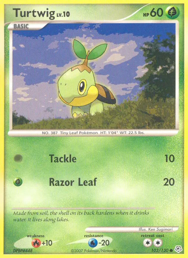 Turtwig - Diamond & Pearl Pokemon Card