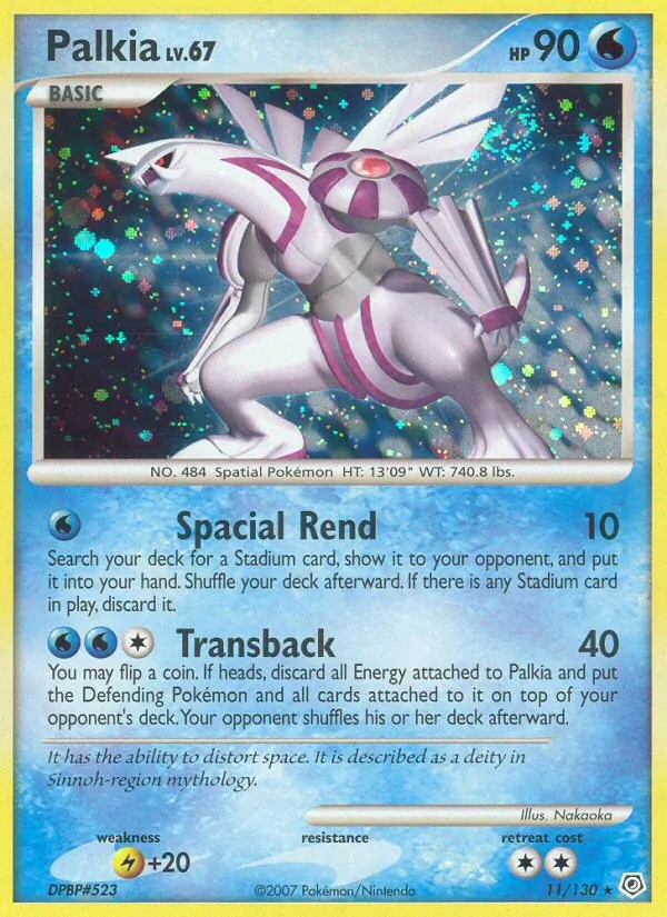 Palkia - Diamond & Pearl Pokemon Card