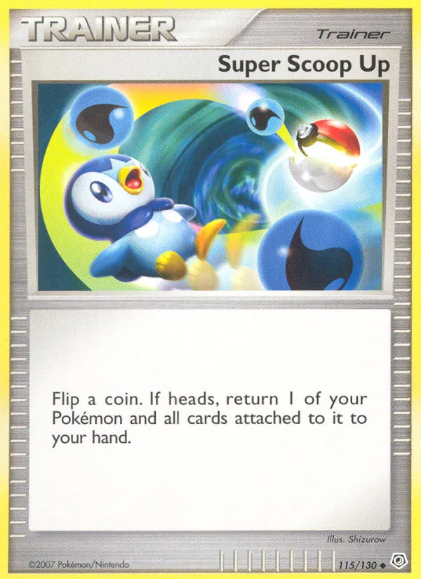 Super Scoop Up - Diamond & Pearl Pokemon Card