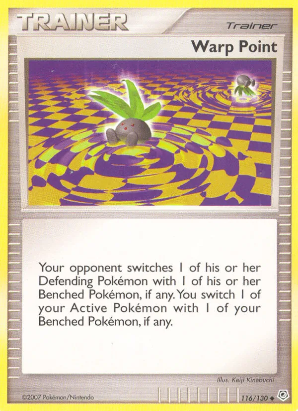 Warp Point - Diamond & Pearl Pokemon Card
