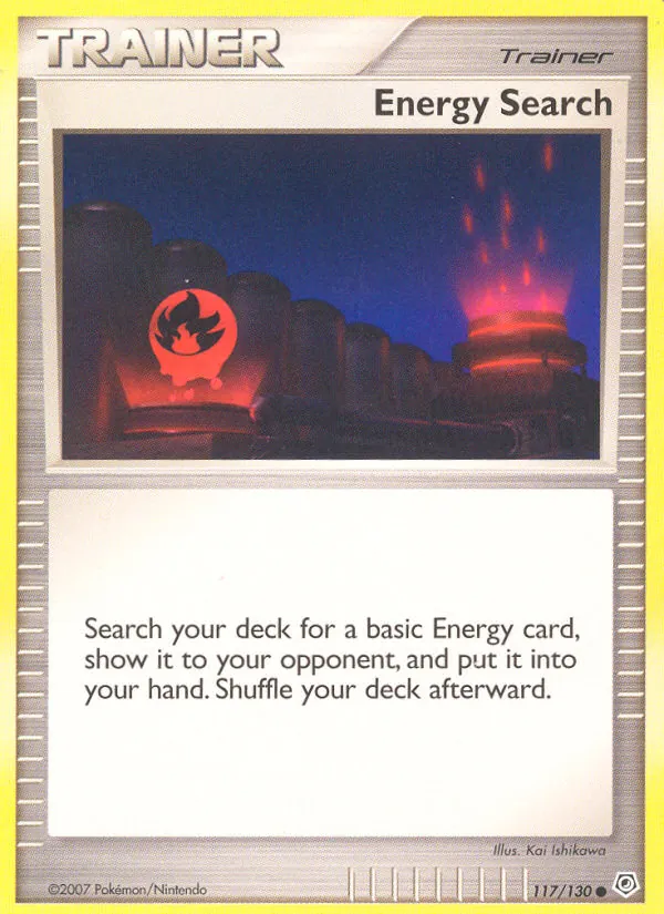 Energy Search - Diamond & Pearl Pokemon Card