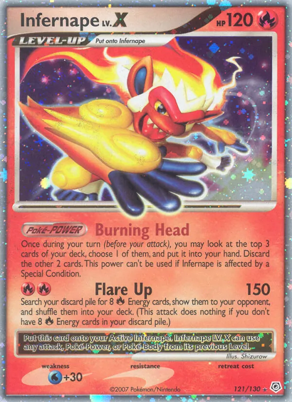 Infernape - Diamond & Pearl Pokemon Card