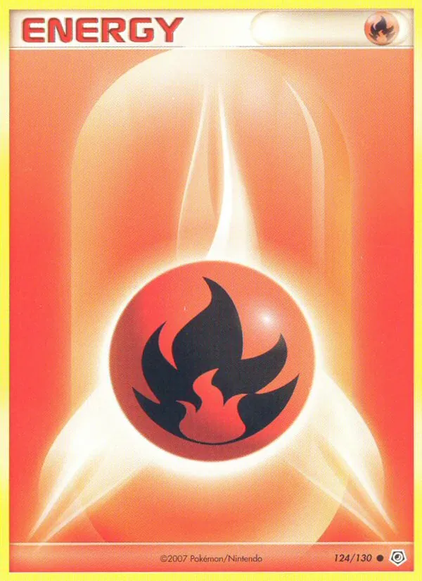 Fire Energy - Diamond & Pearl Pokemon Card