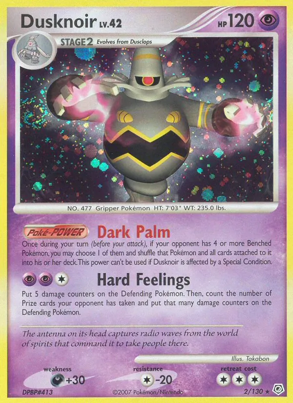 Dusknoir - Diamond & Pearl Pokemon Card