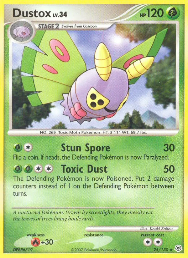 Dustox - Diamond & Pearl Pokemon Card