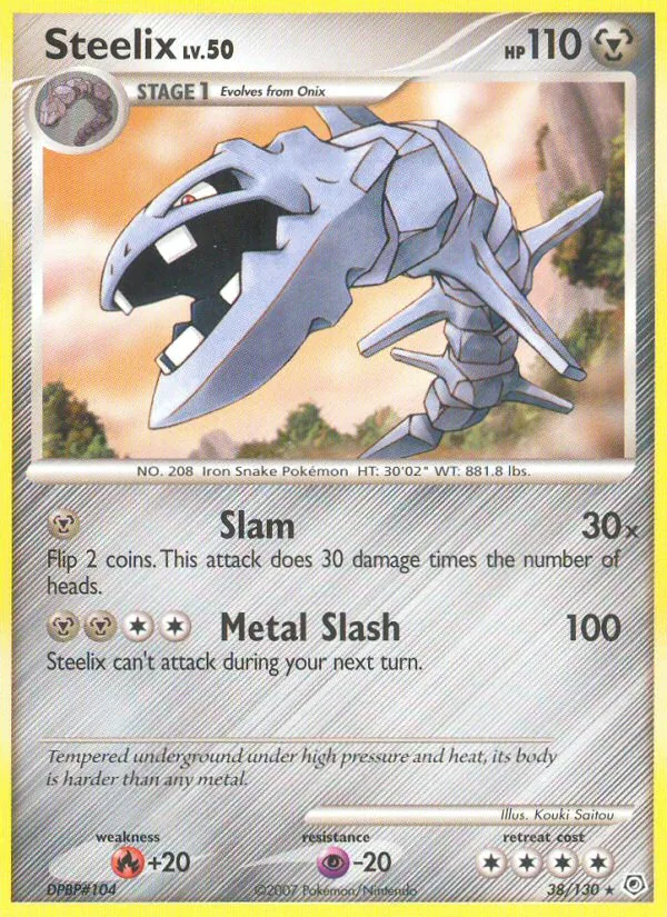 Steelix - Diamond & Pearl Pokemon Card