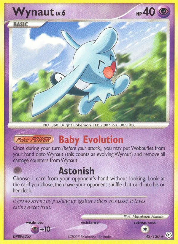 Wynaut - Diamond & Pearl Pokemon Card