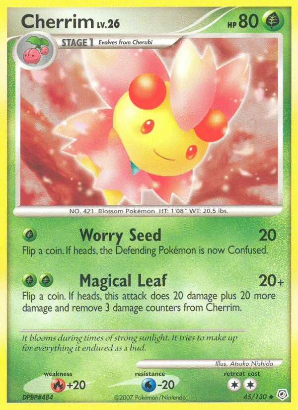 Cherrim - Diamond & Pearl Pokemon Card