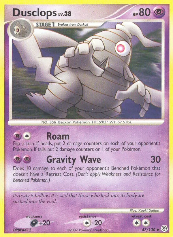 Dusclops - Diamond & Pearl Pokemon Card