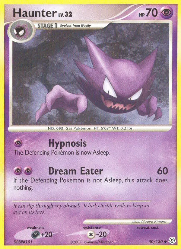 Haunter - Diamond & Pearl Pokemon Card