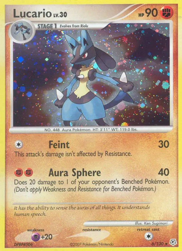 Lucario - Diamond & Pearl Pokemon Card