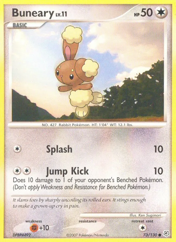 Buneary - Diamond & Pearl Pokemon Card