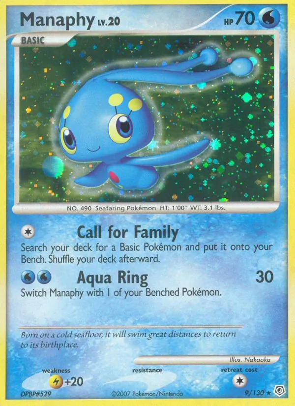 Manaphy - Diamond & Pearl Pokemon Card