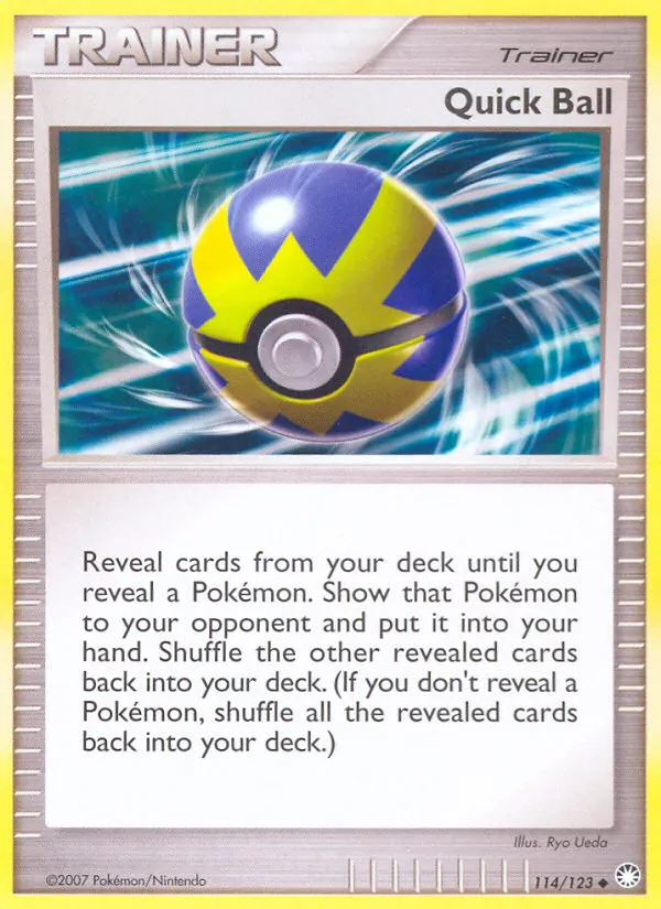 Quick Ball - Mysterious Treasures Pokemon Card