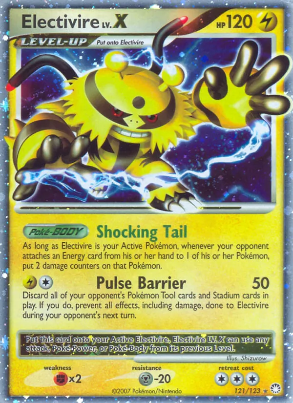 Electivire - Mysterious Treasures Pokemon Card