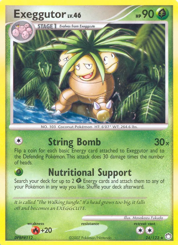 Exeggutor - Mysterious Treasures Pokemon Card