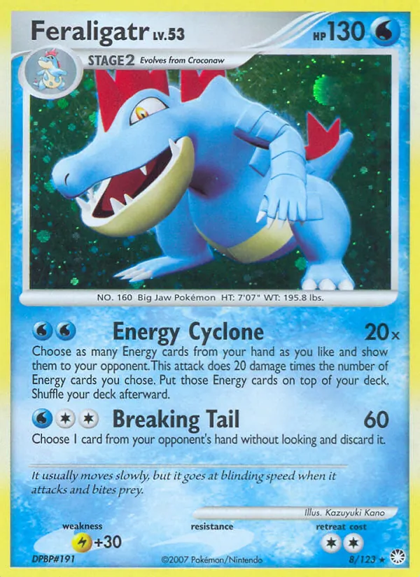Feraligatr - Mysterious Treasures Pokemon Card