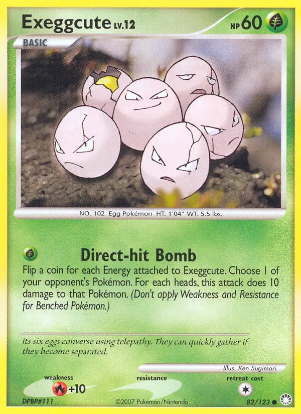 Exeggcute - Mysterious Treasures Pokemon Card