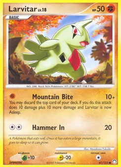 Larvitar - Mysterious Treasures