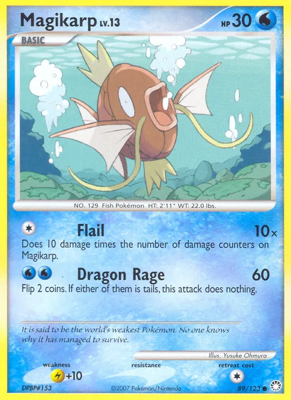 Magikarp - Mysterious Treasures Pokemon Card