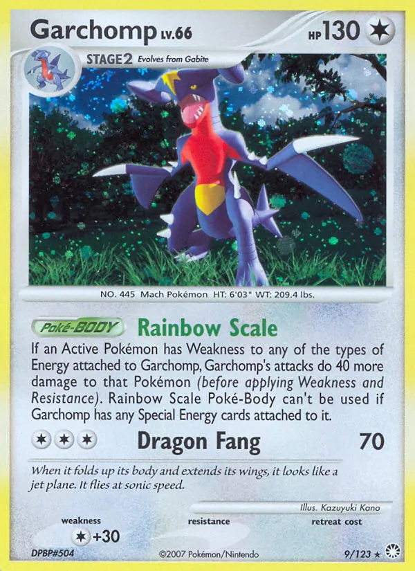 Garchomp - Mysterious Treasures Pokemon Card