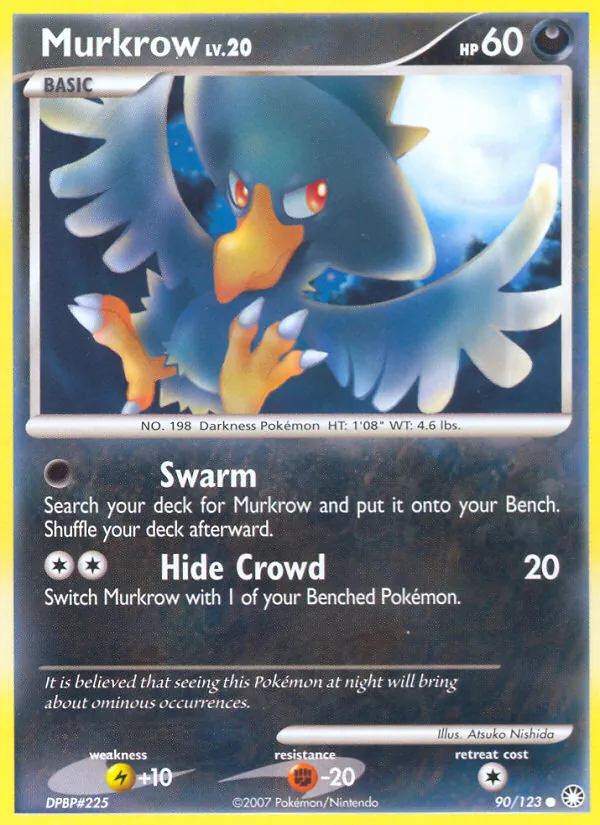 Murkrow - Mysterious Treasures Pokemon Card