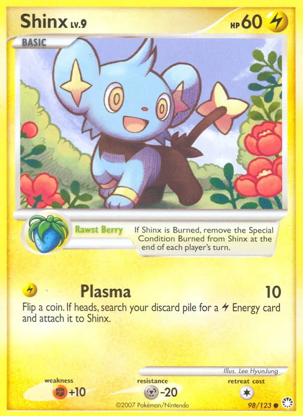 Shinx - Mysterious Treasures Pokemon Card