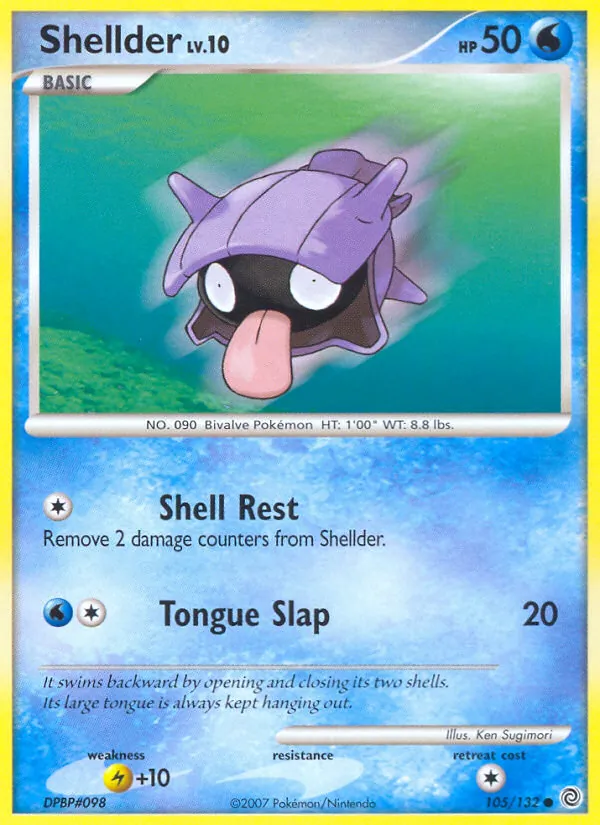 Shellder - Secret Wonders Pokemon Card