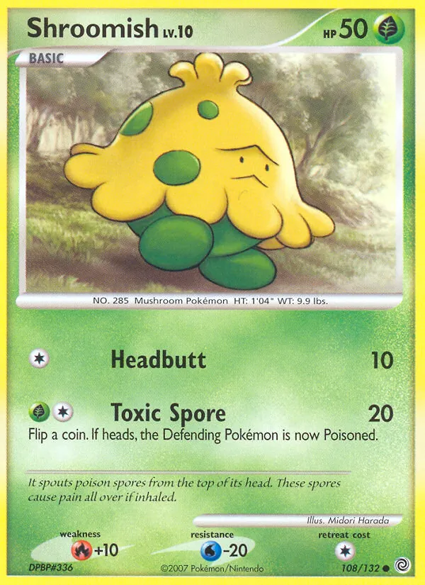 Shroomish - Secret Wonders Pokemon Card