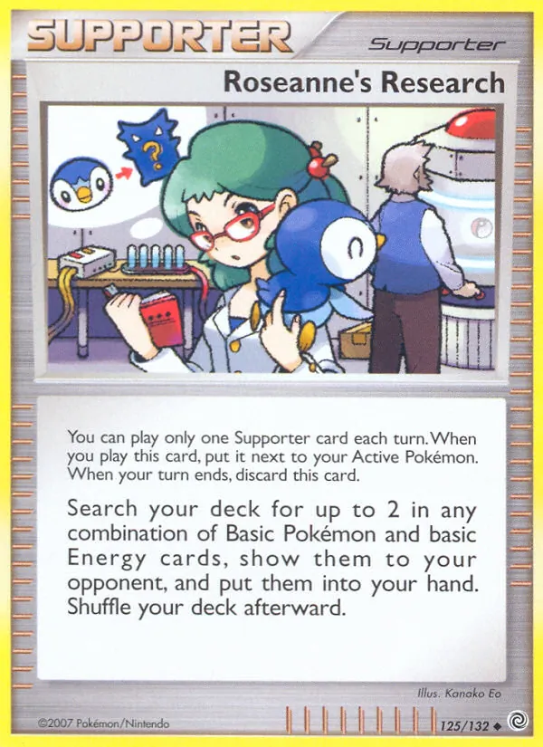 Roseanne's Research - Secret Wonders Pokemon Card