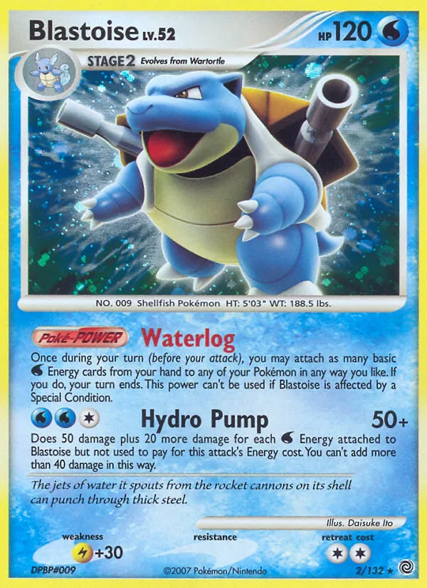 Blastoise - Secret Wonders Pokemon Card