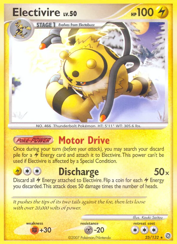 Electivire - Secret Wonders Pokemon Card