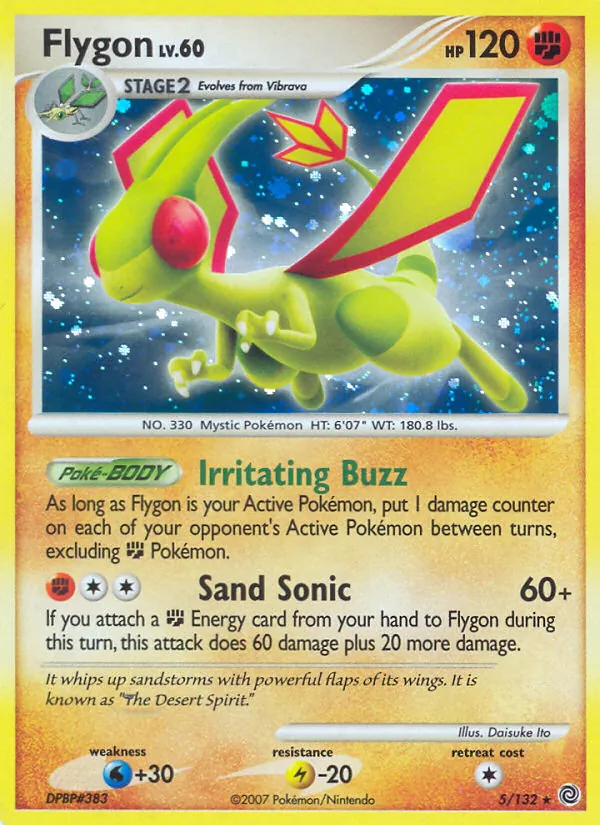 Flygon - Secret Wonders Pokemon Card