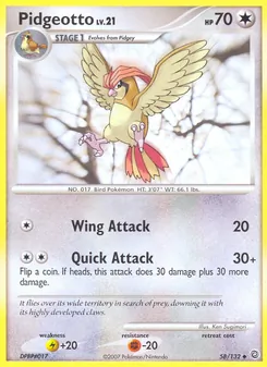Pidgeotto - Secret Wonders