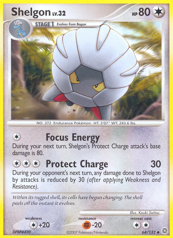 Shelgon - Secret Wonders Pokemon Card