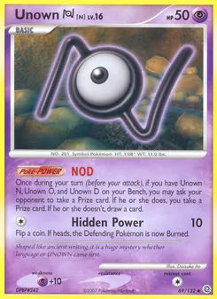 Unown N - Secret Wonders
