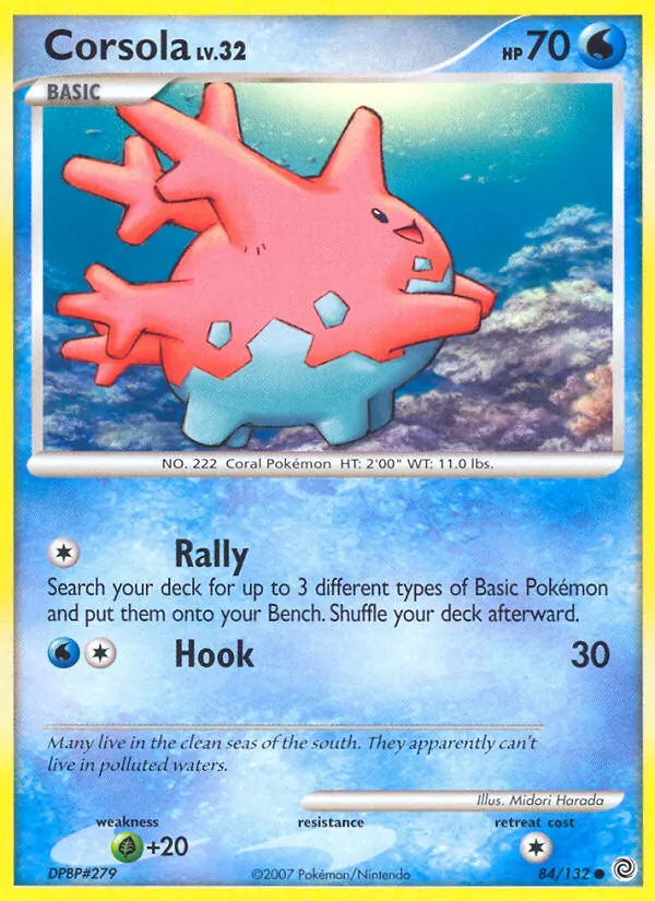 Corsola - Secret Wonders Pokemon Card