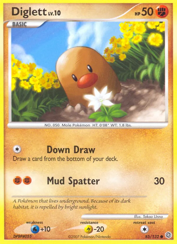 Diglett - Secret Wonders Pokemon Card