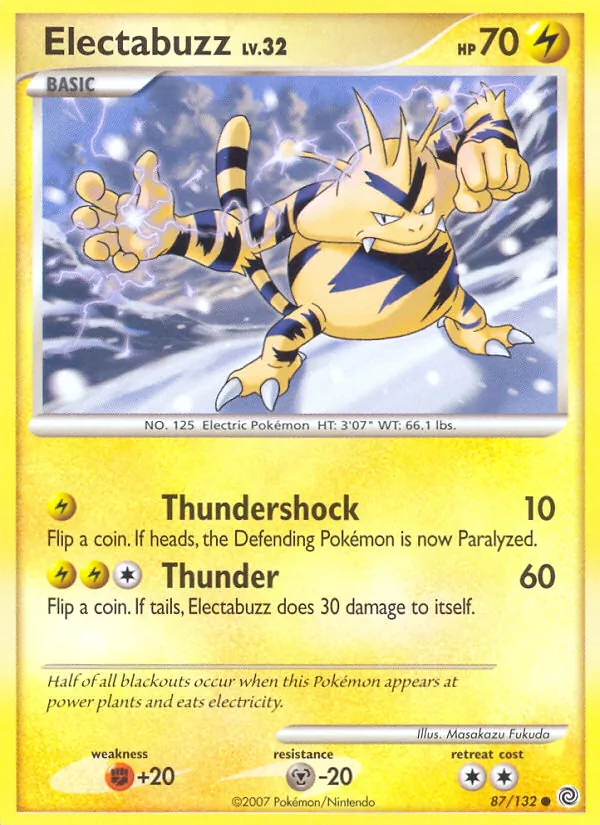 Electabuzz - Secret Wonders Pokemon Card